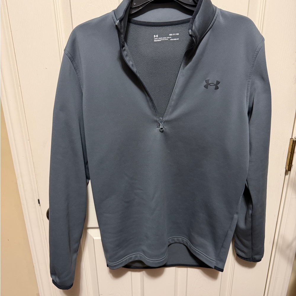 Under Armour Men's Dark Gray Quarter-Zip Small